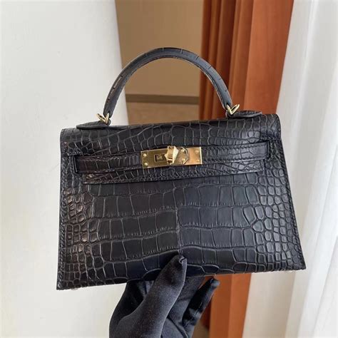 hermes kelly mini crocodile